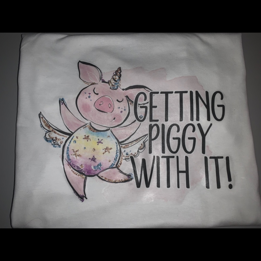 Getting Piggy With It T Shirt